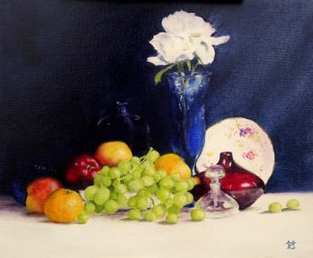 Still Life - Fruit and Glass